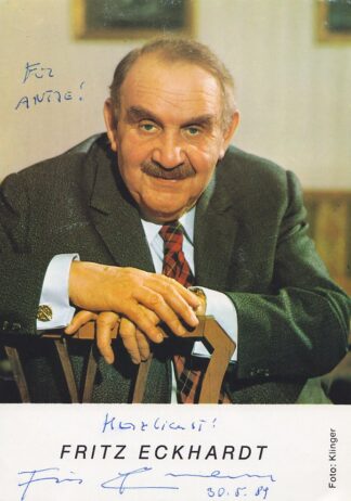 Eckhardt, Fritz †