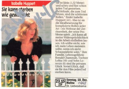 Huppert, Isabelle